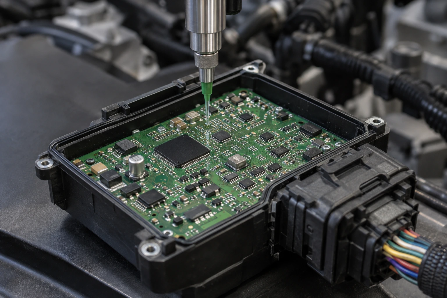 ယာဉ်ထိန်းချုပ်မှု PCBA· မျက်နှာပြင်ကာကွယ်မှု အသုံးပြုမှု ဥပမာများ